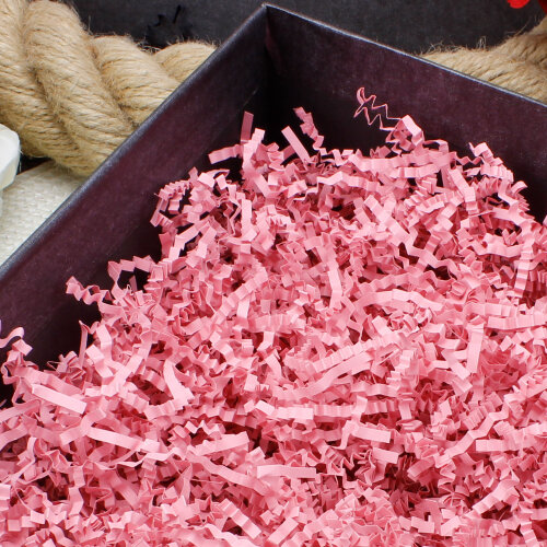 Zigzag Kırpık Kağıt Pembe - Kare Dekor (1)